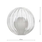 GL20 Mix & Match Clear And Opal Glass Shade G9 12cm (S)