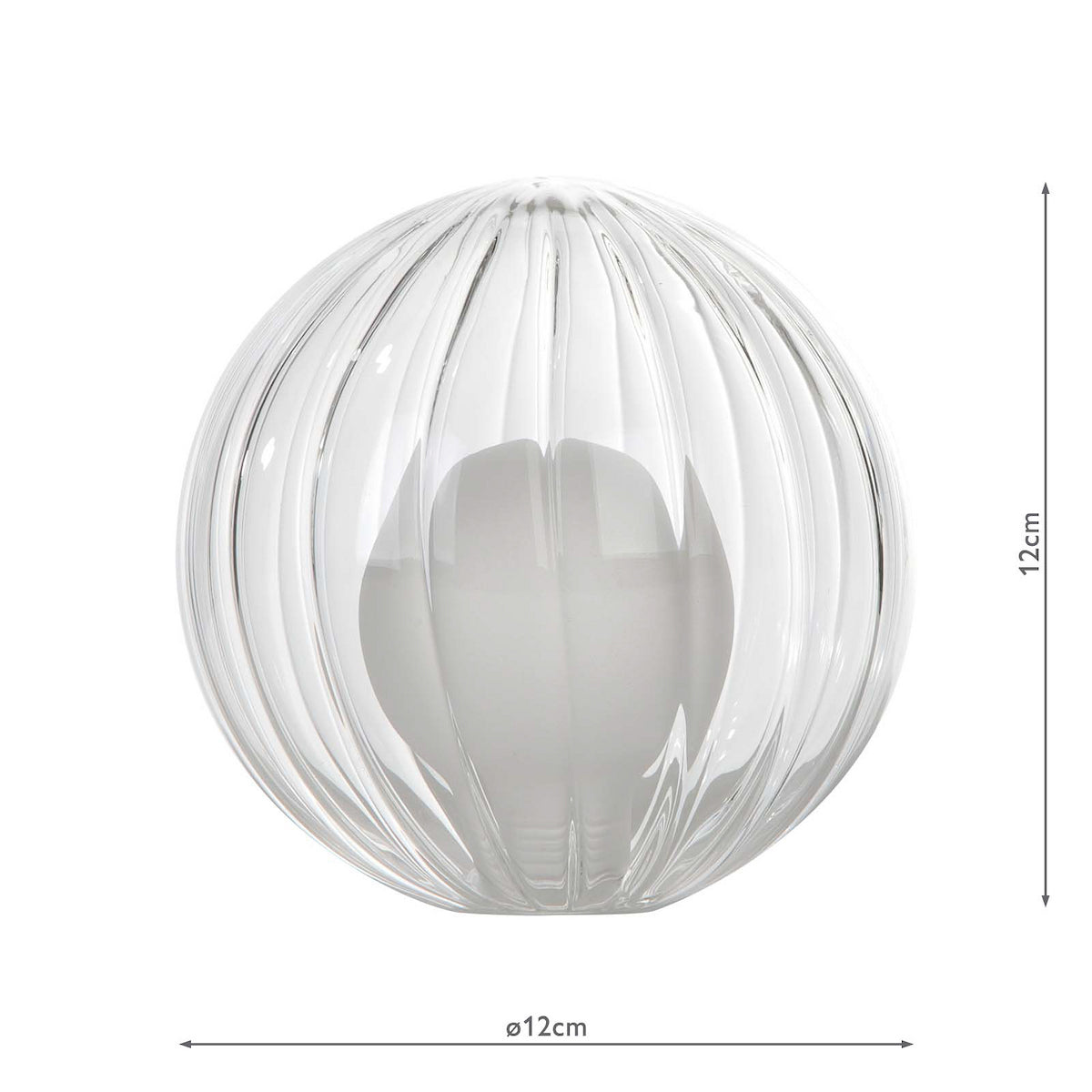GL20 Mix & Match Clear And Opal Glass Shade G9 12cm (S)