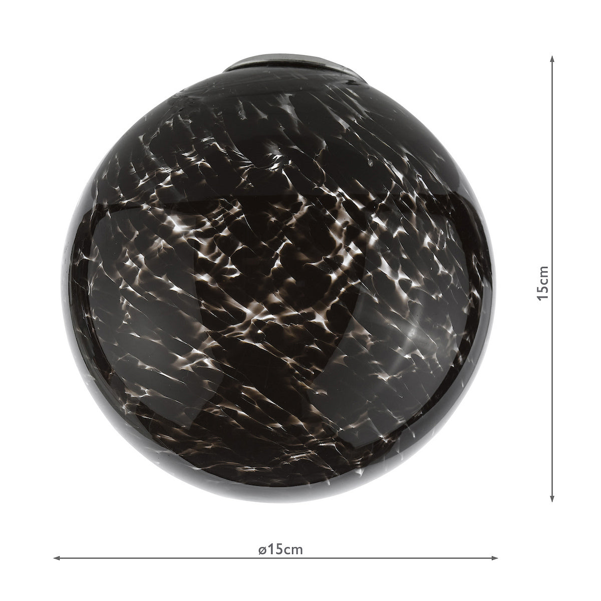 GL21 Mix & Match Black Glass Shade G9 10cm (S)