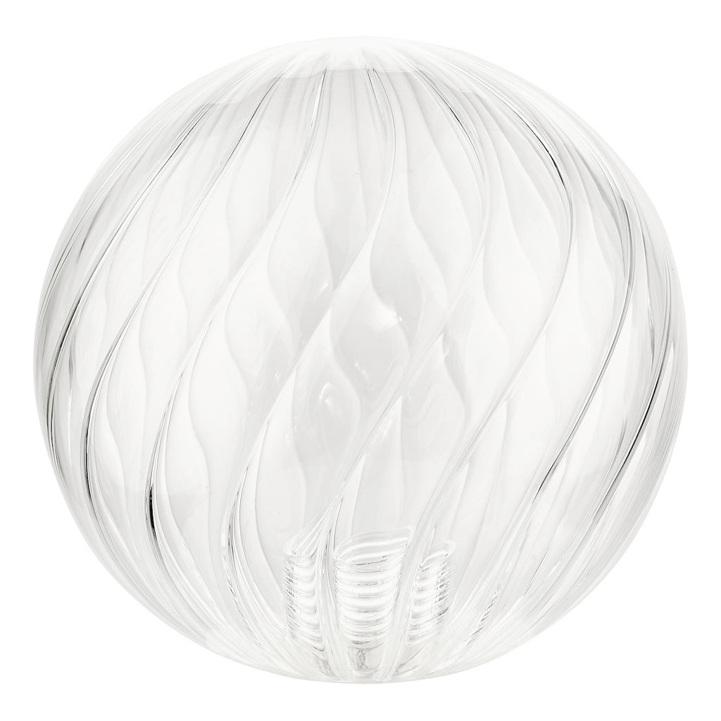GL3 Mix & Match Twisted Style Clear Glass Shade G9 10cm (S)