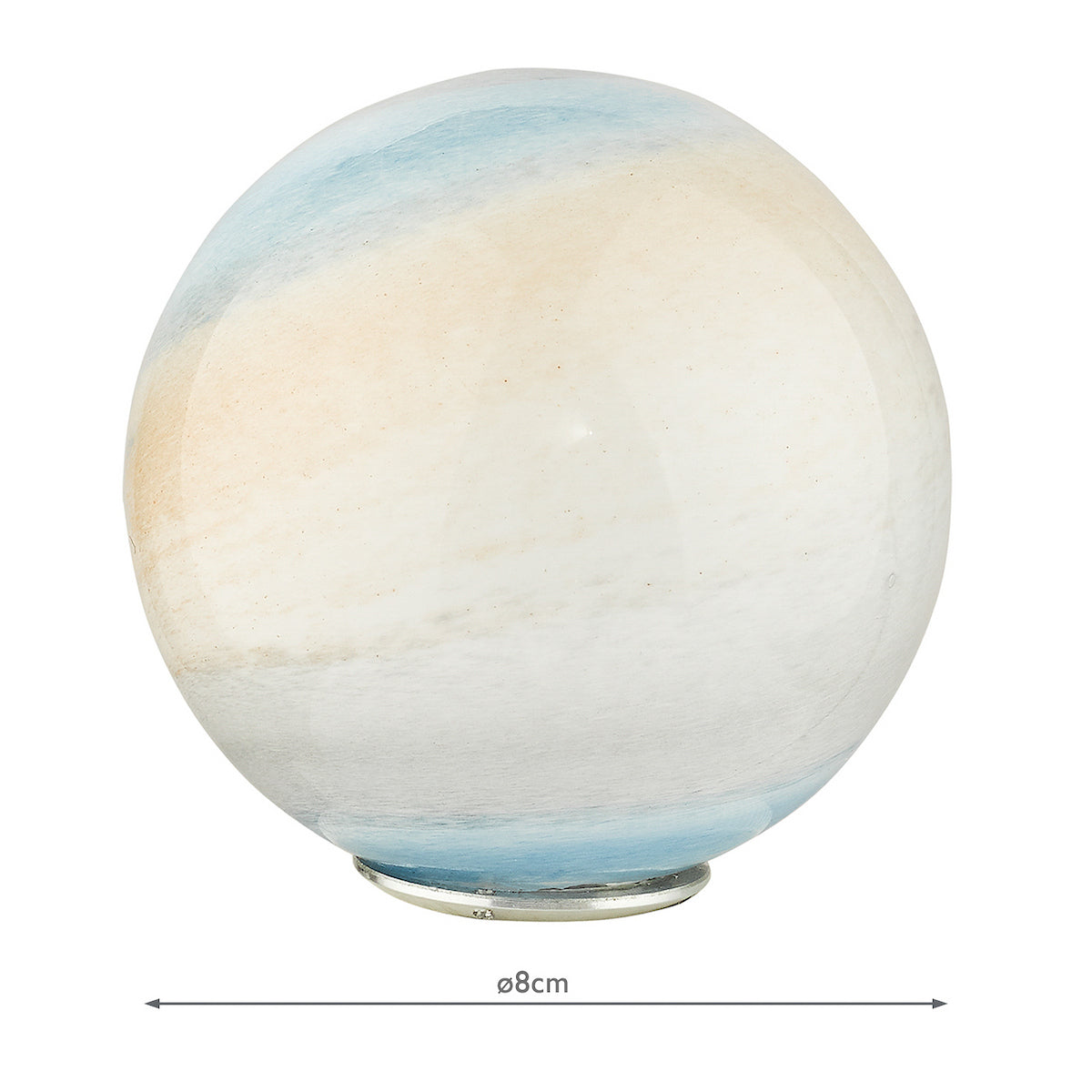 GL7 Mix & Match Planet Style Glass Shade G9 8cm (S)