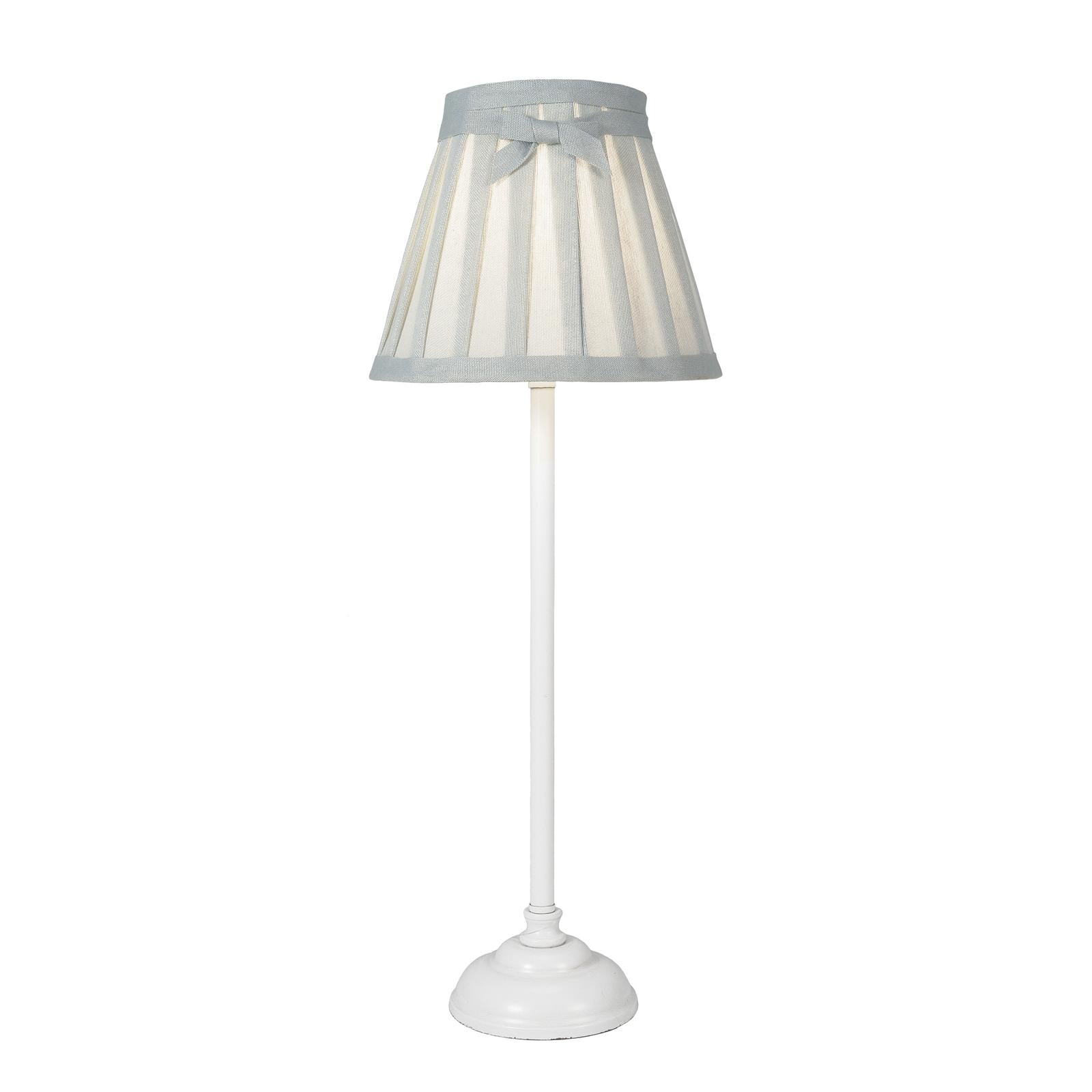 GRA422 Grace Table Lamp Matt White and Matt White With Shade
