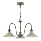 SPB0361 3 Light E14 Armed Suspension Antique Chrome