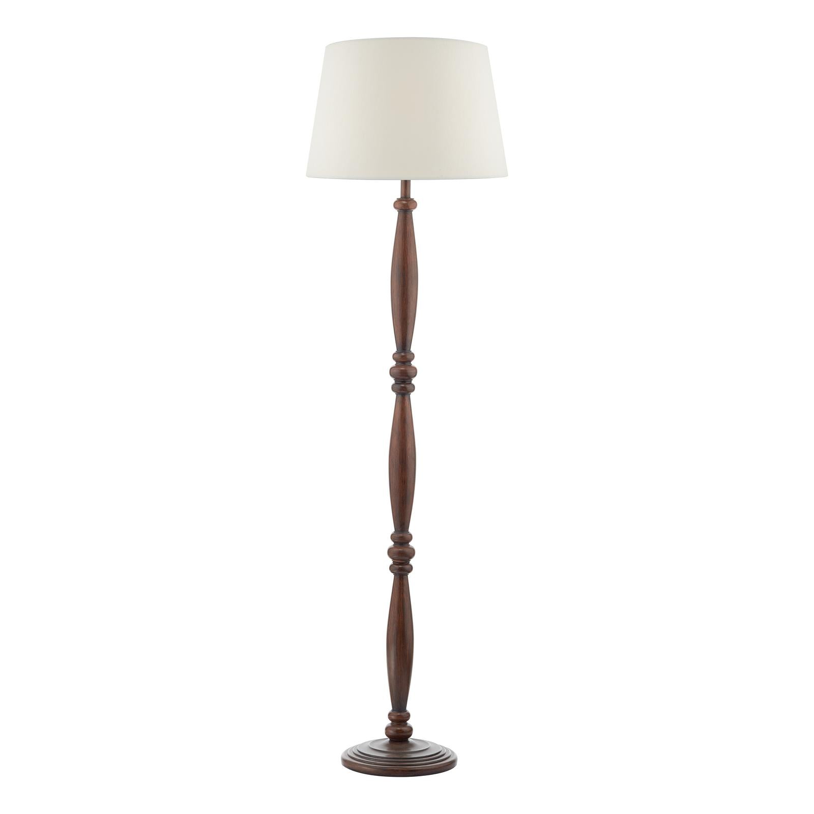 HAY4947-CEZ1829 Hayward Floor Lamp Wood Effect With Shade