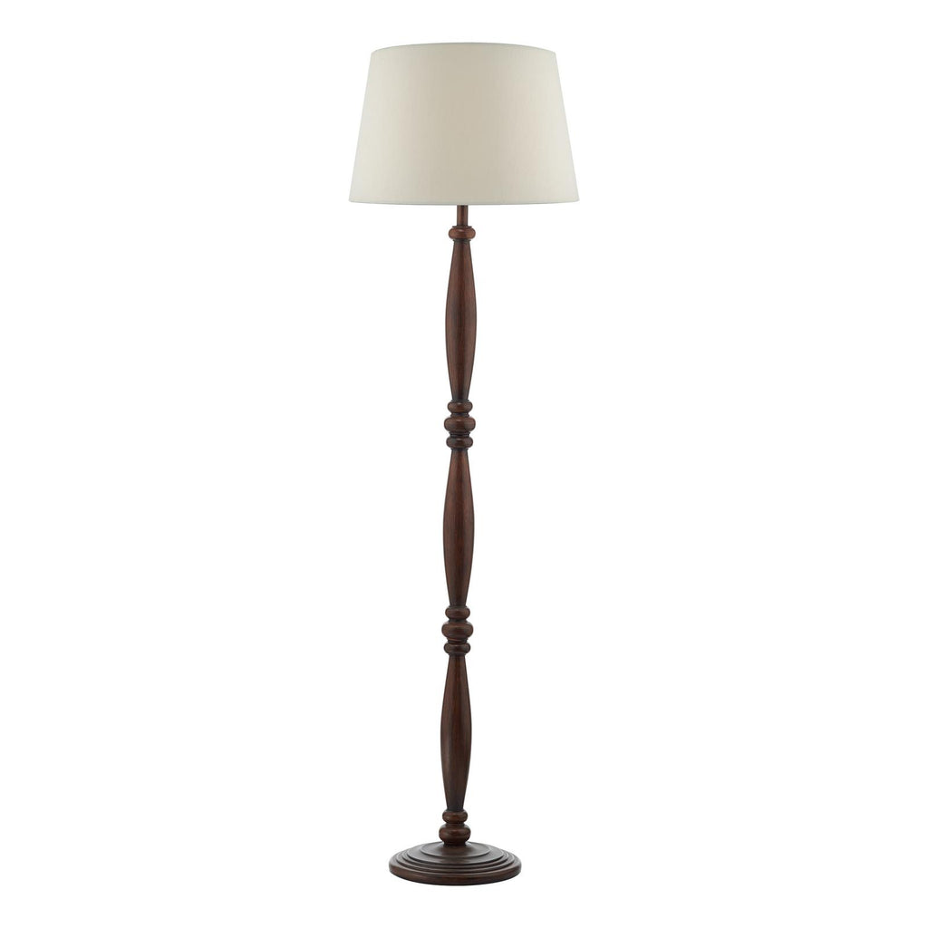 HAY4947-CEZ1829 Hayward Floor Lamp Wood Effect With Shade