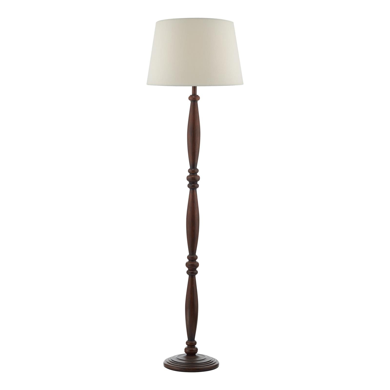 HAY4947-CEZ1829 Hayward Floor Lamp Wood Effect With Shade