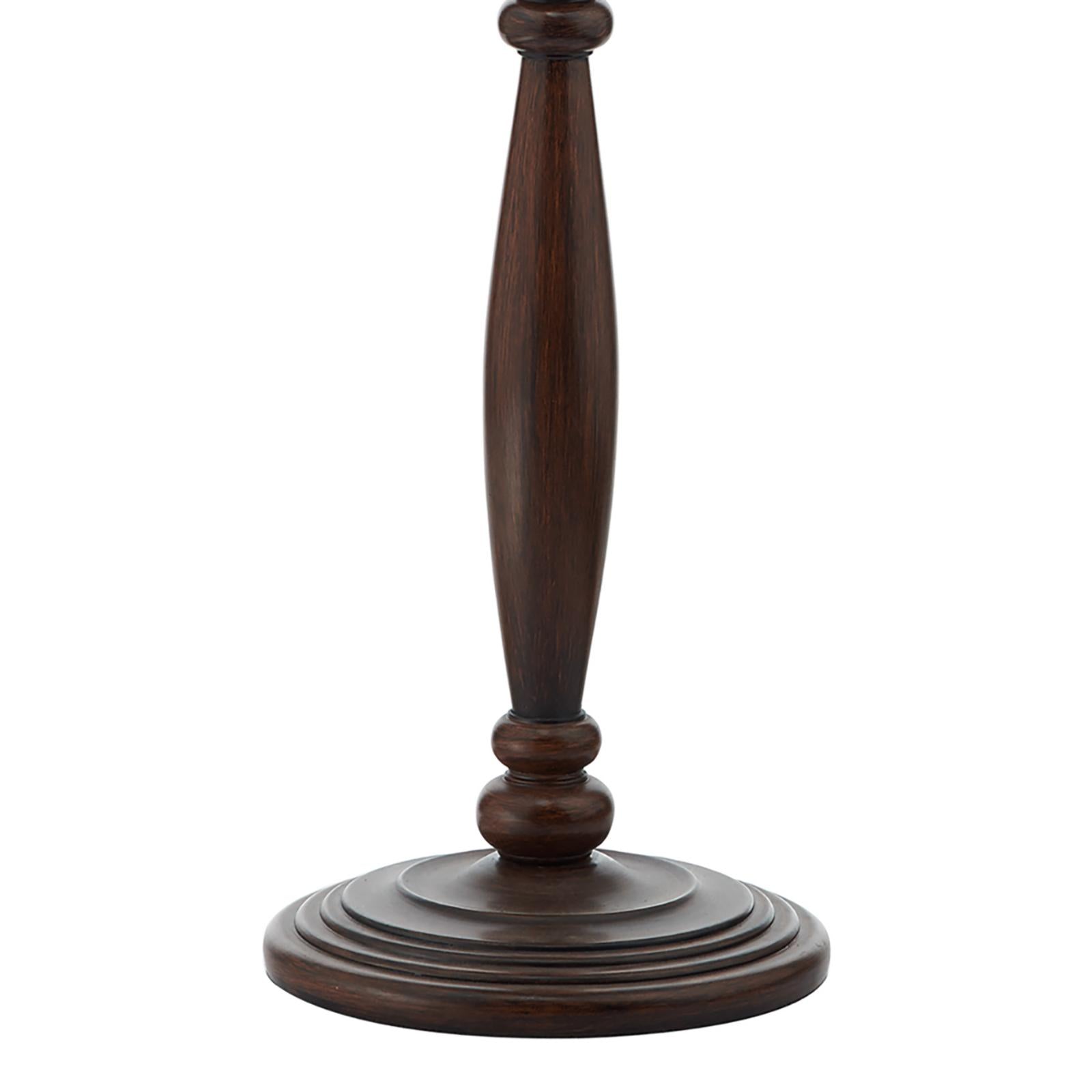 HAY4947-CEZ1829 Hayward Floor Lamp Wood Effect With Shade
