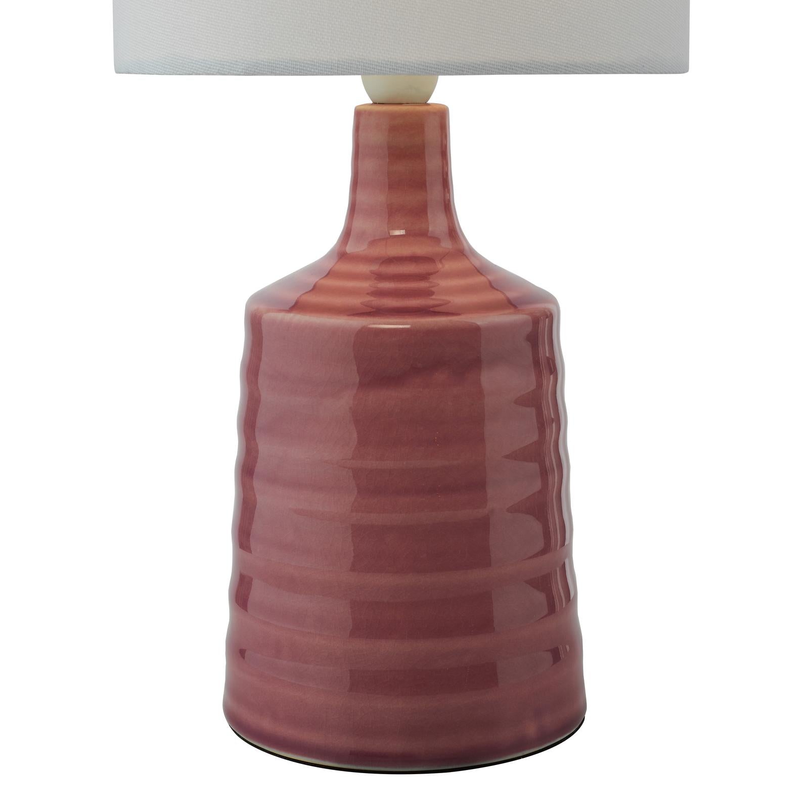 INC4003 Inci Twin Pack Table Lamp Pink With Shade