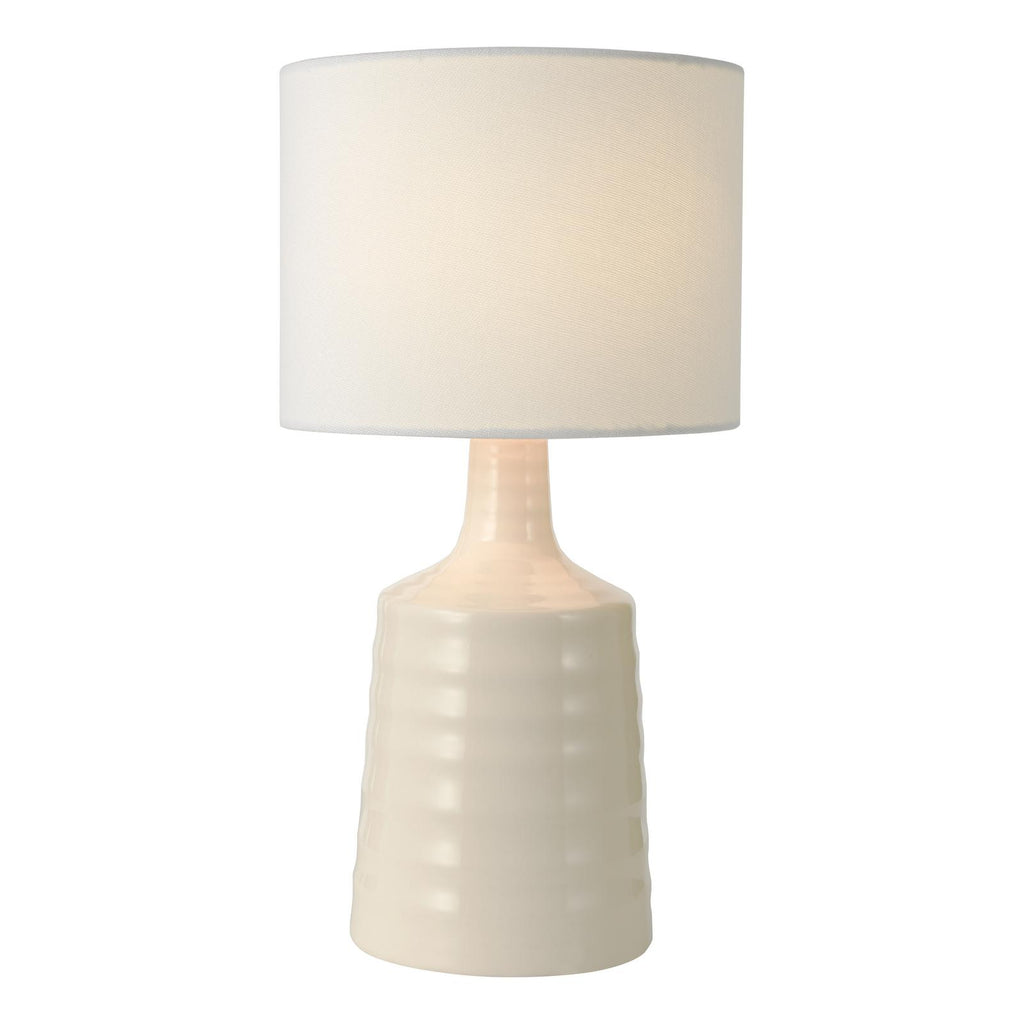 INC4033 Inci Twin Pack Table Lamp Cream With Shade