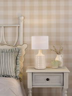 INC4033 Inci Twin Pack Table Lamp Cream With Shade