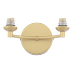 IZZ0935-F Izzy 2 Light Wall Light Matt Gold Bracket Only (S)