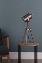 JAK4021 Jake Desk Lamp Aged Silver and Antique Copper
