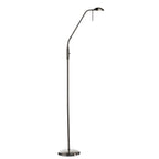 JOU5546 Journal Task Floor Lamp Satin Chrome