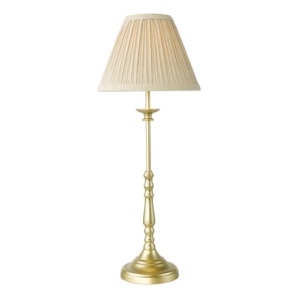 JUD4135 Judy Table Lamp Satin Gold With Shade