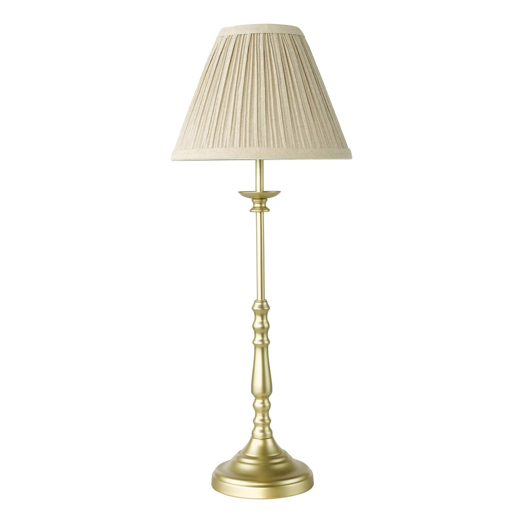 JUD4135 Judy Table Lamp Satin Gold With Shade