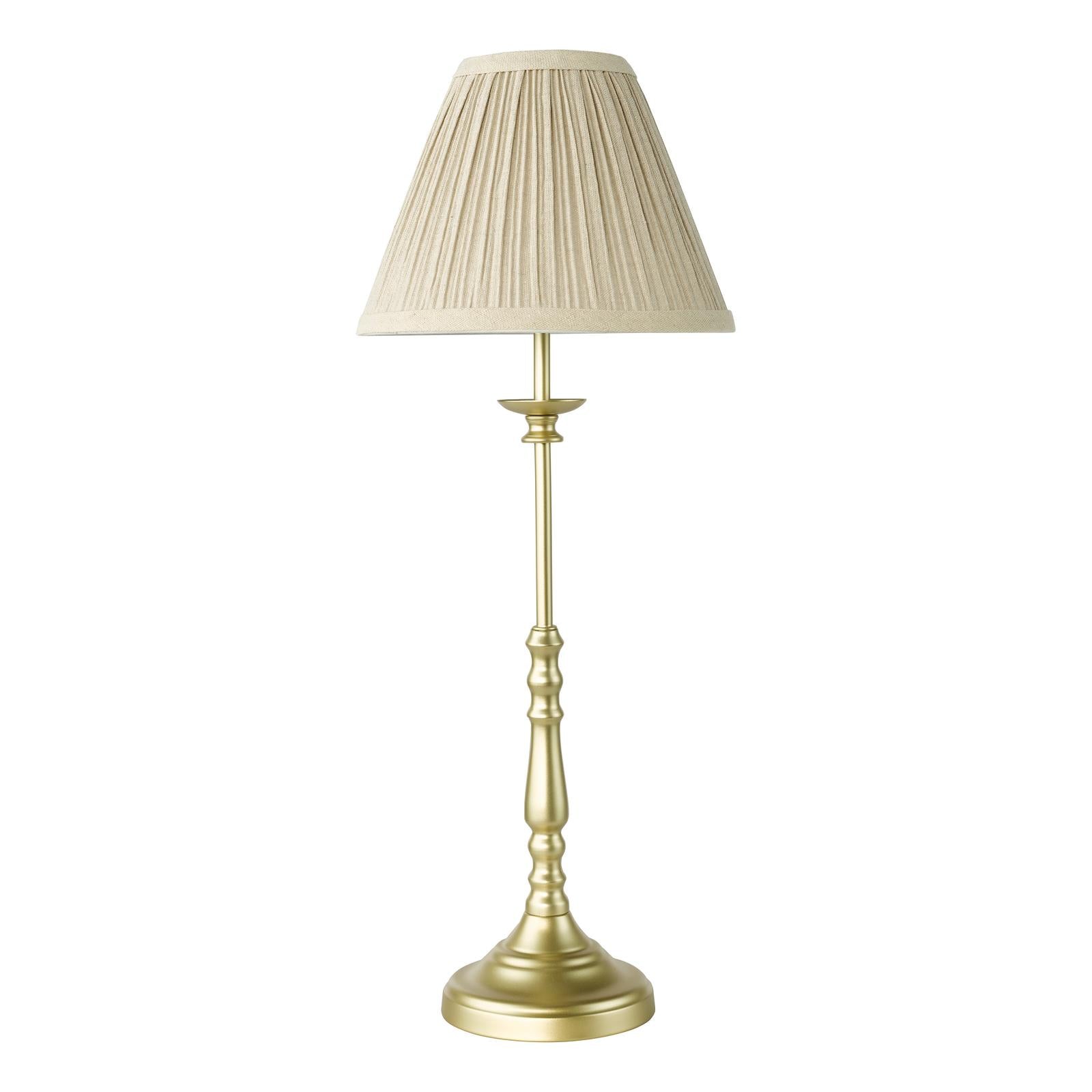 JUD4135 Judy Table Lamp Satin Gold With Shade