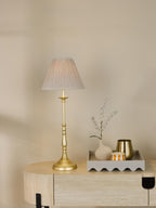 JUD4135 Judy Table Lamp Satin Gold With Shade