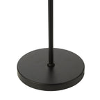 KAD4922 Kadience 3 Light Floor Lamp Satin Black and Smoked Glass