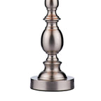 MAD4246 Madrid Table Lamp Satin Chrome With Shade