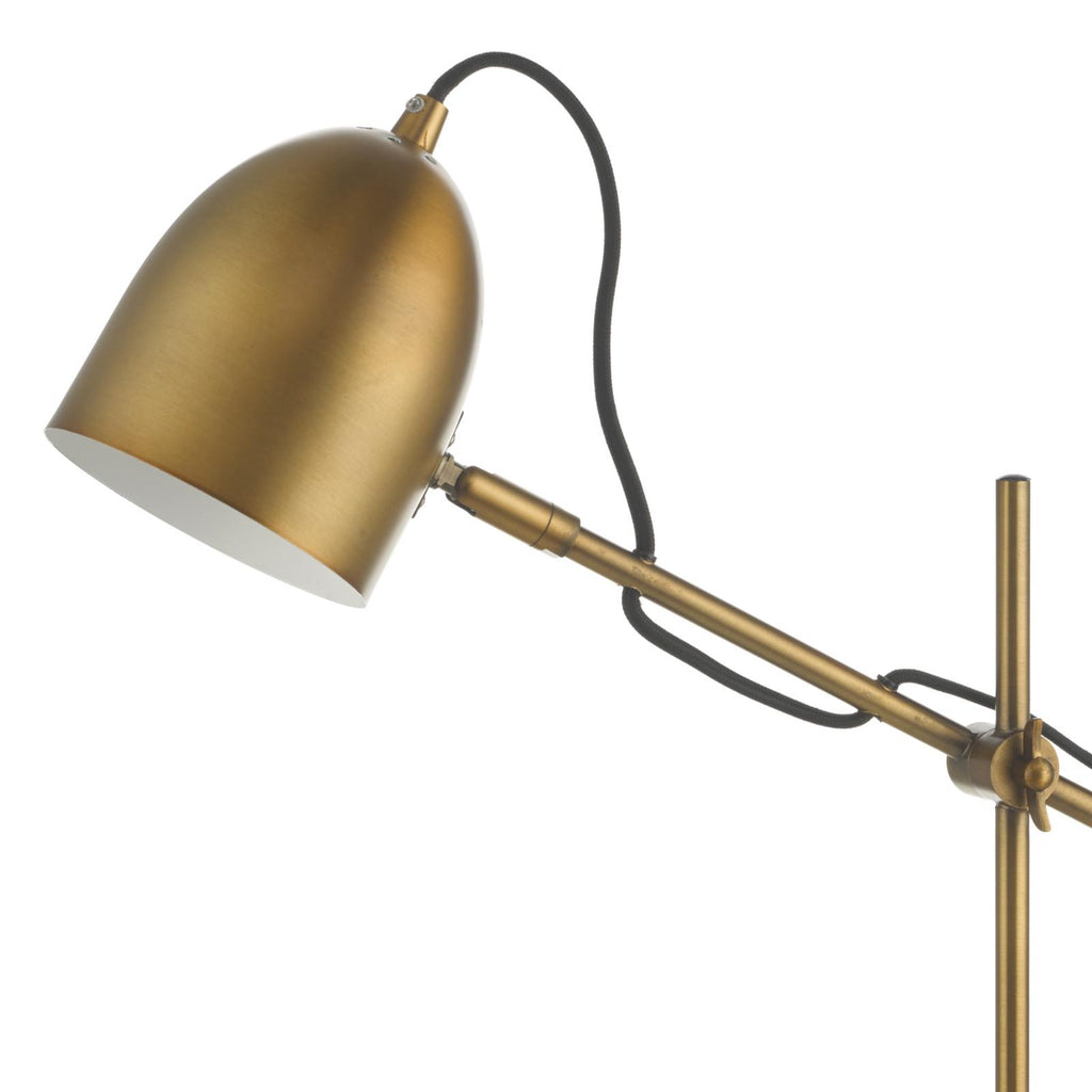 MEN4263 Mendal Desk Lamp Antique Bronze and Marble