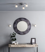 NAK0750-04 Nakita Wall Light Polished Chrome With Clear/Opal Glass