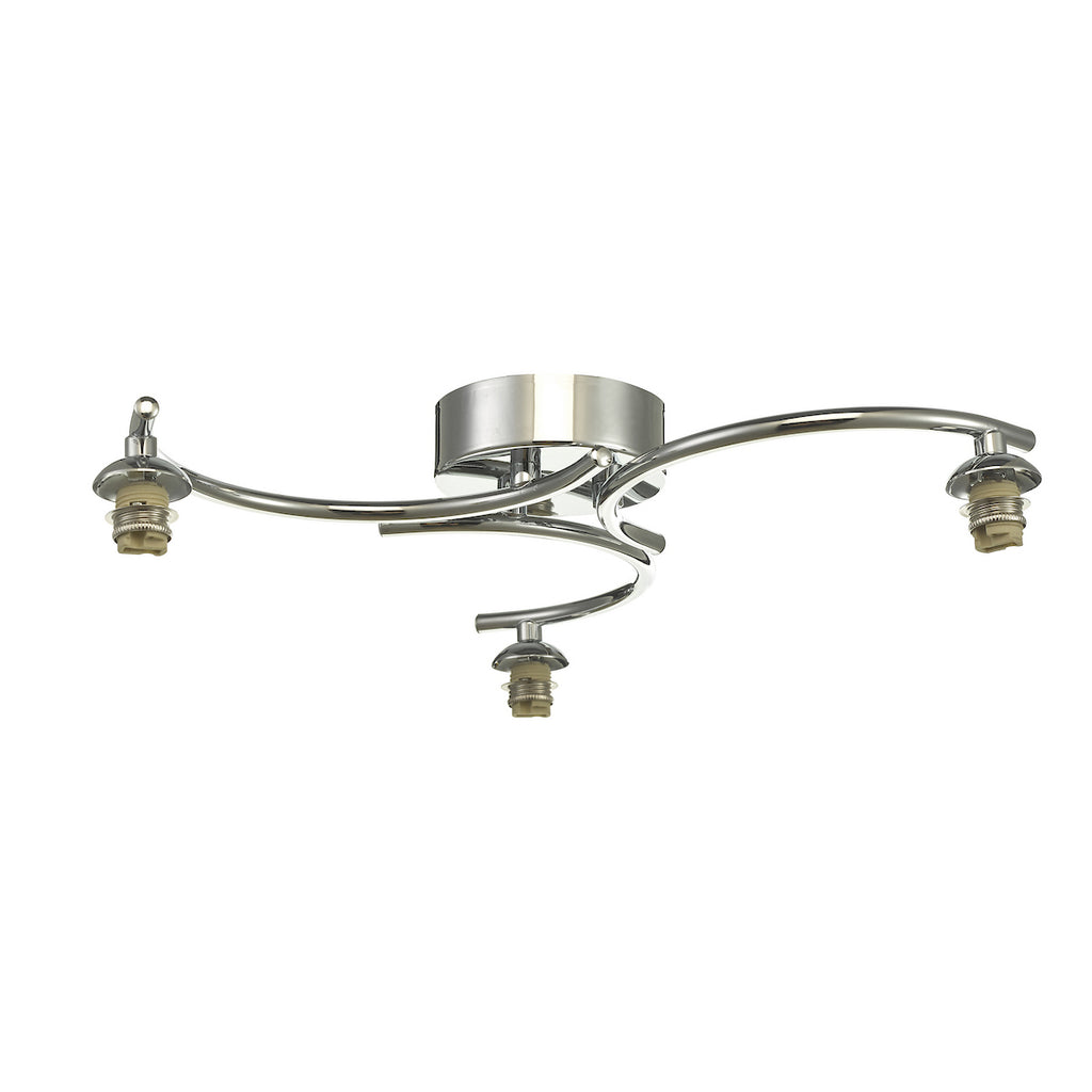 NAK5350-F Nakita 3 Light Semi-Flush Chrome Fitting Only (S)