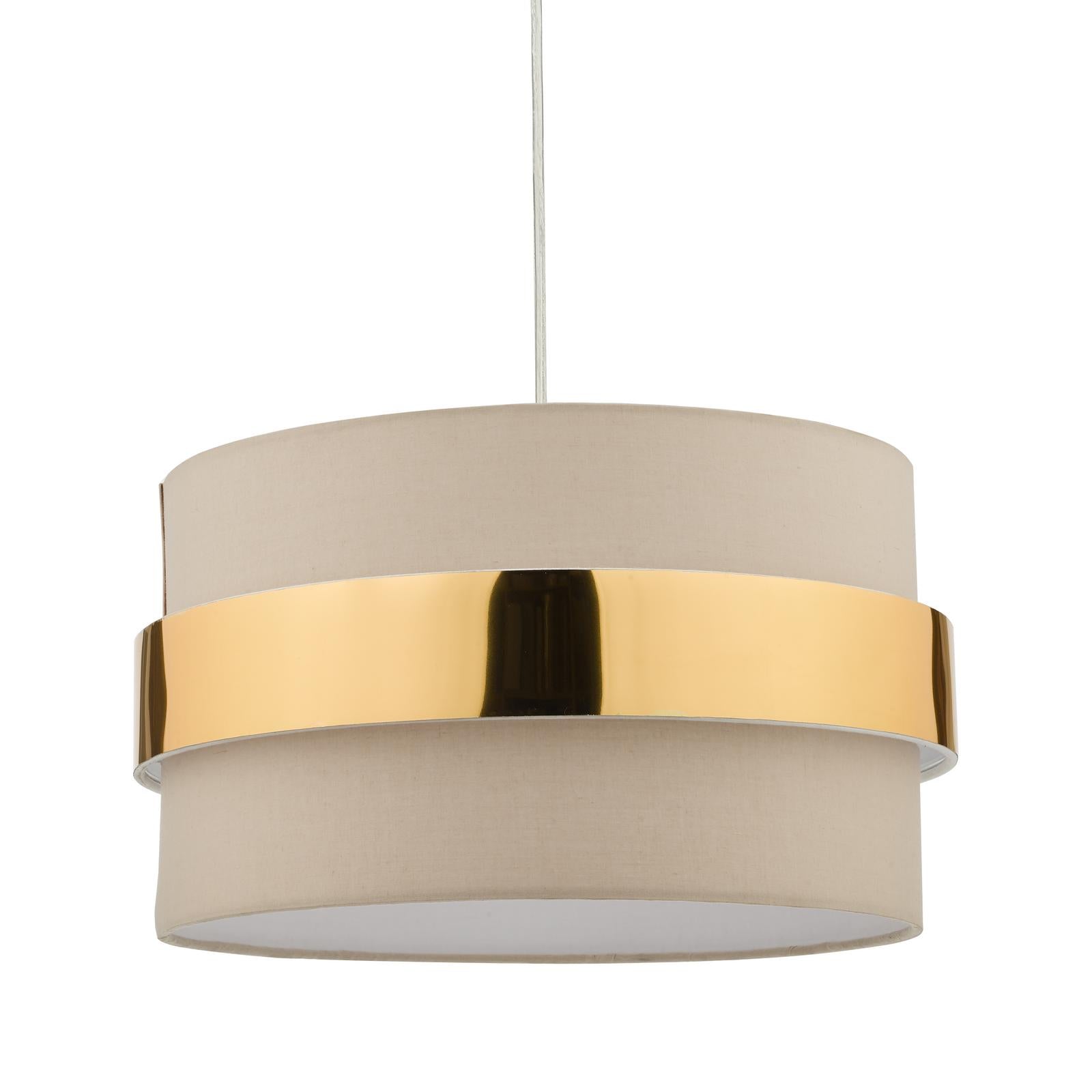 OKI6529 Oki Easy Fit Pendant Taupe With Shade