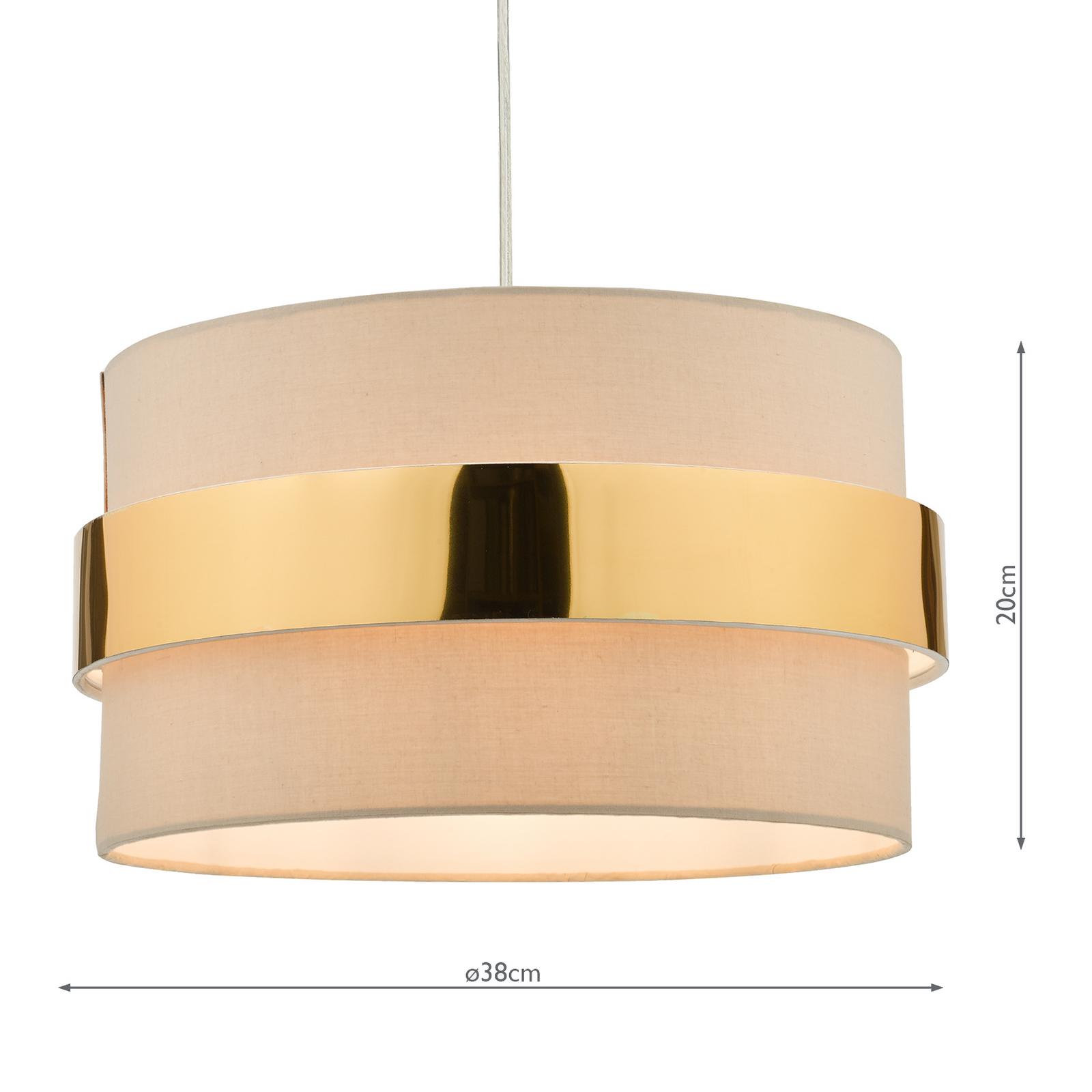 OKI6529 Oki Easy Fit Pendant Taupe With Shade