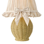 OME4129 Omer Table Lamp Matt Taupe and Antique Brass With Shade