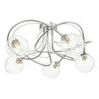 ONA5450-03 Onawa 5lt Semi Flush Polished Chrome With Twisted Glass