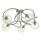 ONA5450-03 Onawa 5lt Semi Flush Polished Chrome With Twisted Glass