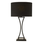 OPO4122 Oporto Table Lamp Matt Black With Shade