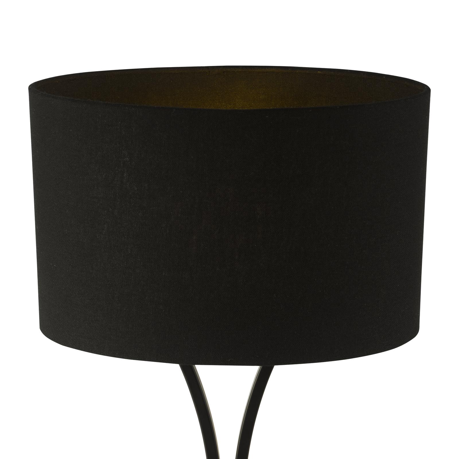 OPO4122 Oporto Table Lamp Matt Black With Shade