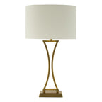 OPO4142 Oporto Table Lamp Aged Brass With Shade