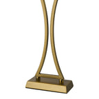 OPO4142 Oporto Table Lamp Aged Brass With Shade