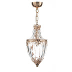 OTT0135 Ottoman Lantern Polished Gold and Glass