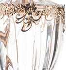 OTT0135 Ottoman Lantern Polished Gold and Glass