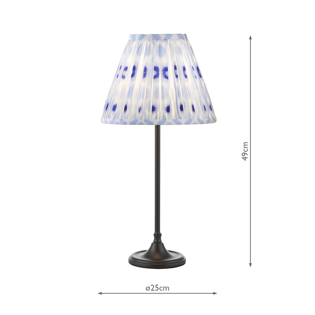 PAD4222-IKA1023 Padme Table Lamp Matt Black With Shade