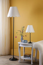 PAD4222-NER102 Padme Table Lamp Matt Black With Shade