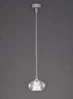 PCH117 Tizzy 1 Light Pendant Chrome (S)
