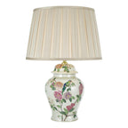 PEO4255-DEG1629 Peony Table Lamp Multi Coloured Ceramic With Shade