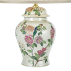 PEO4255-DEG1629 Peony Table Lamp Multi Coloured Ceramic With Shade