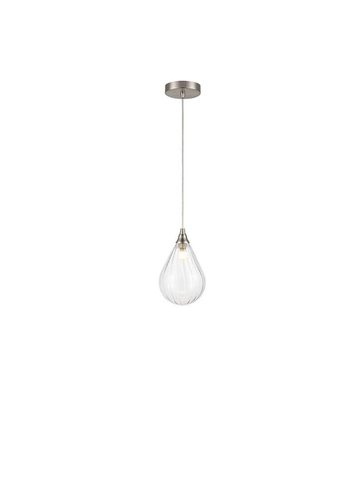 PCH244 Perry Pendant Only Satin Nickel