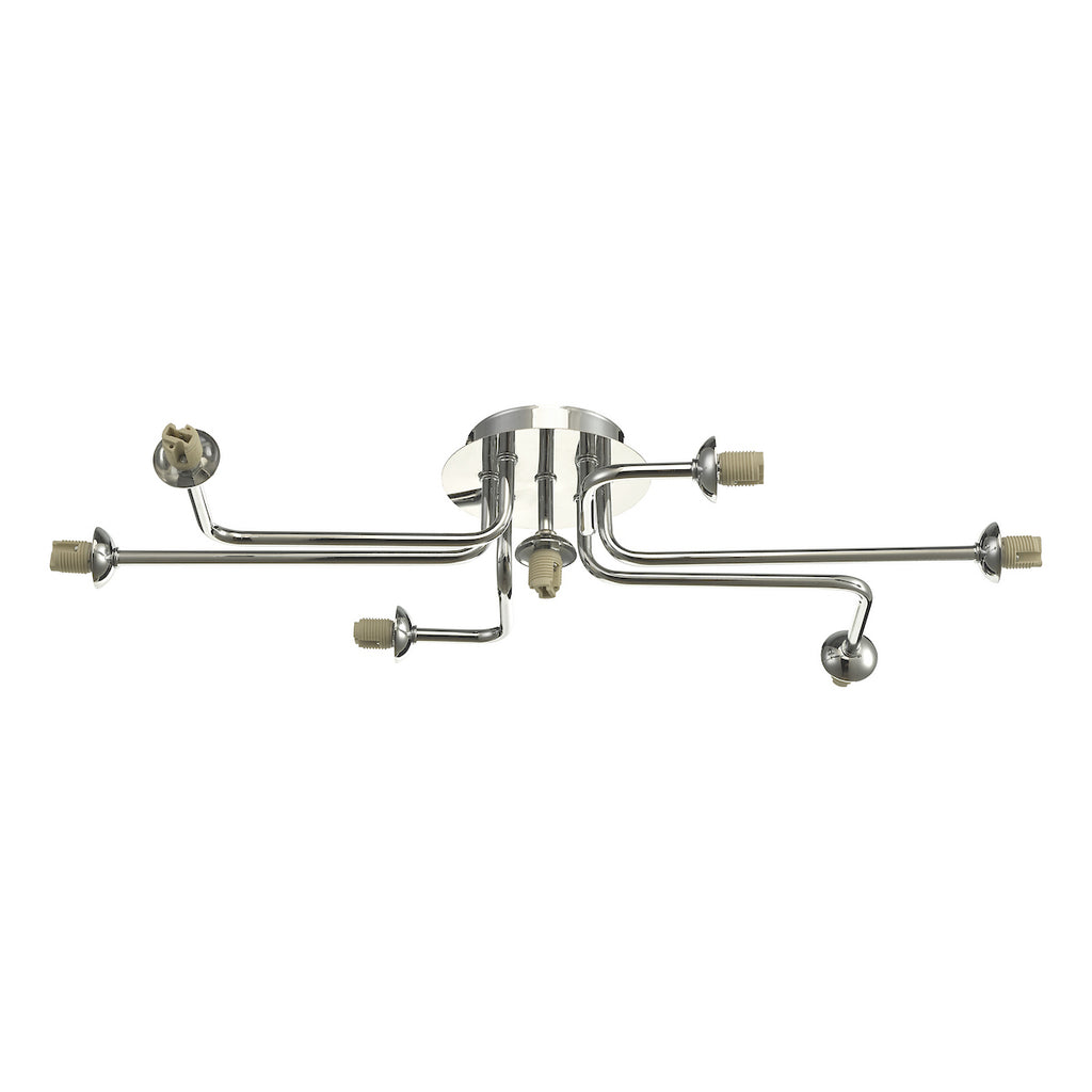 REY3450-F Reyna 7 Light Semi-Flush Chrome Fitting Only (S)