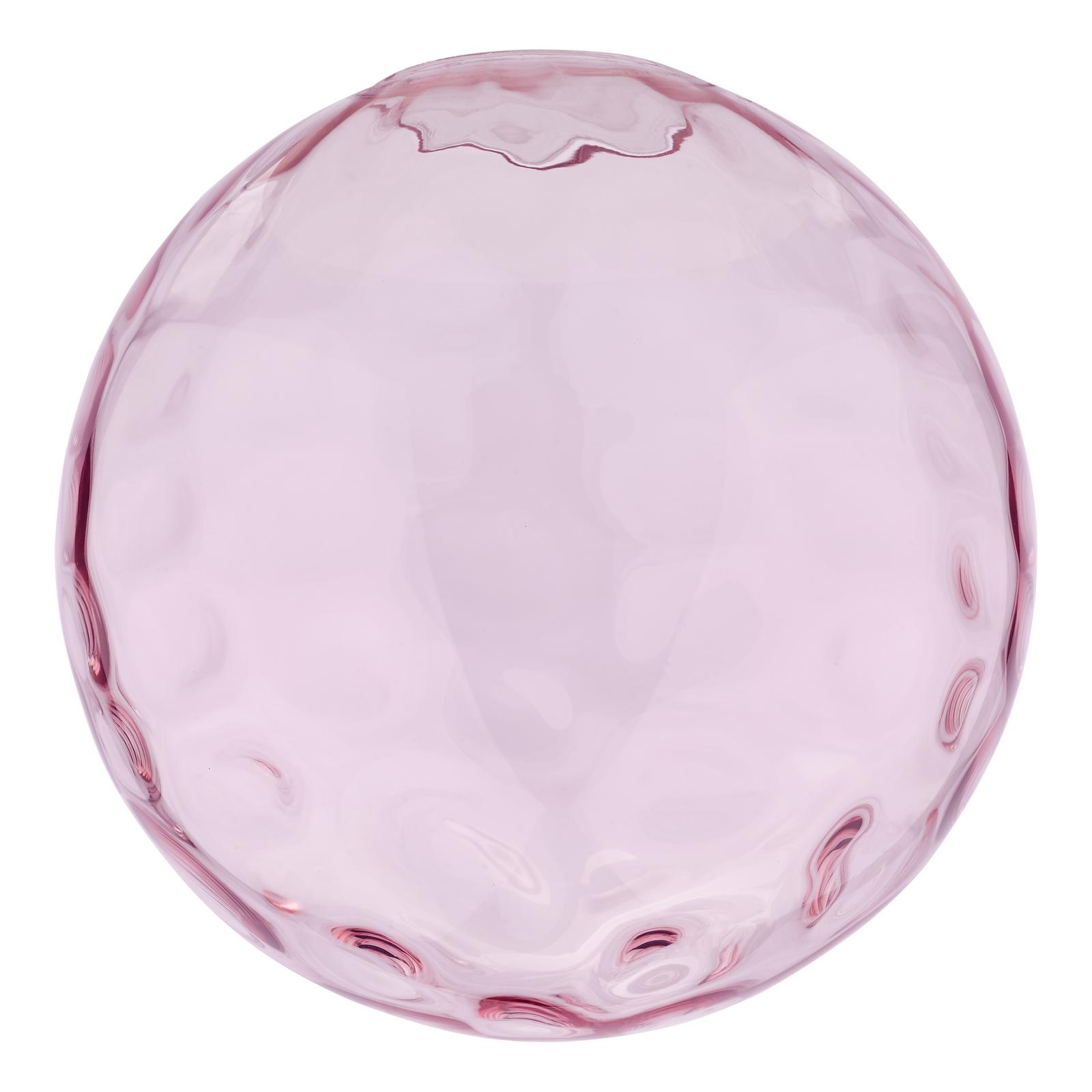 RIP8803 Ripple Easy Fit Pendant Pink Glass