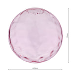 RIP8803 Ripple Easy Fit Pendant Pink Glass