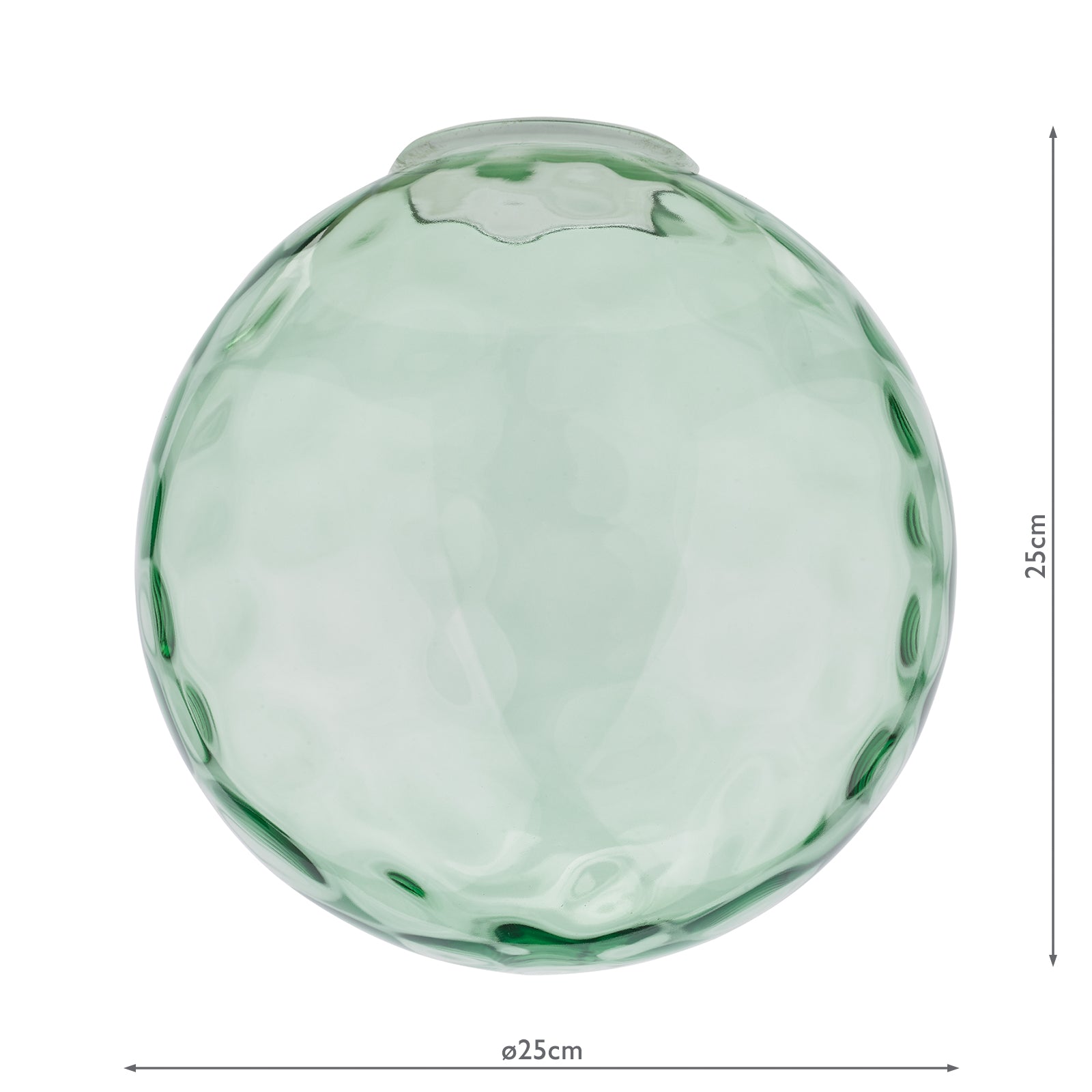 RIP8824 Ripple Easy Fit Pendant Green Glass