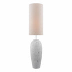 ROE4902 Roetta Floor Lamp White and Natural With Shade