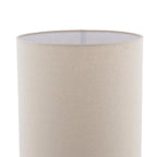 ROE4902 Roetta Floor Lamp White and Natural With Shade