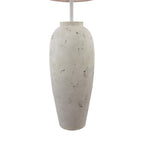 ROE4902 Roetta Floor Lamp White and Natural With Shade